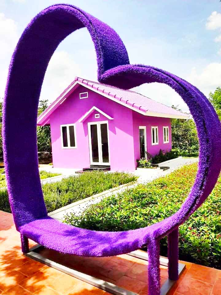 Căn nhà màu tím ở Cần Thơ