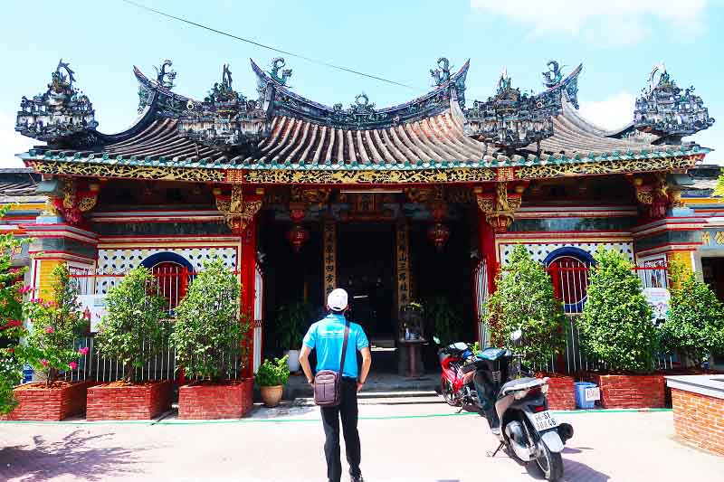 Check-in chùa Kiến An Cung Sa Đéc, Đồng Tháp - tour du lịch vườn quýt hồng Lai Vung Đồng Tháp