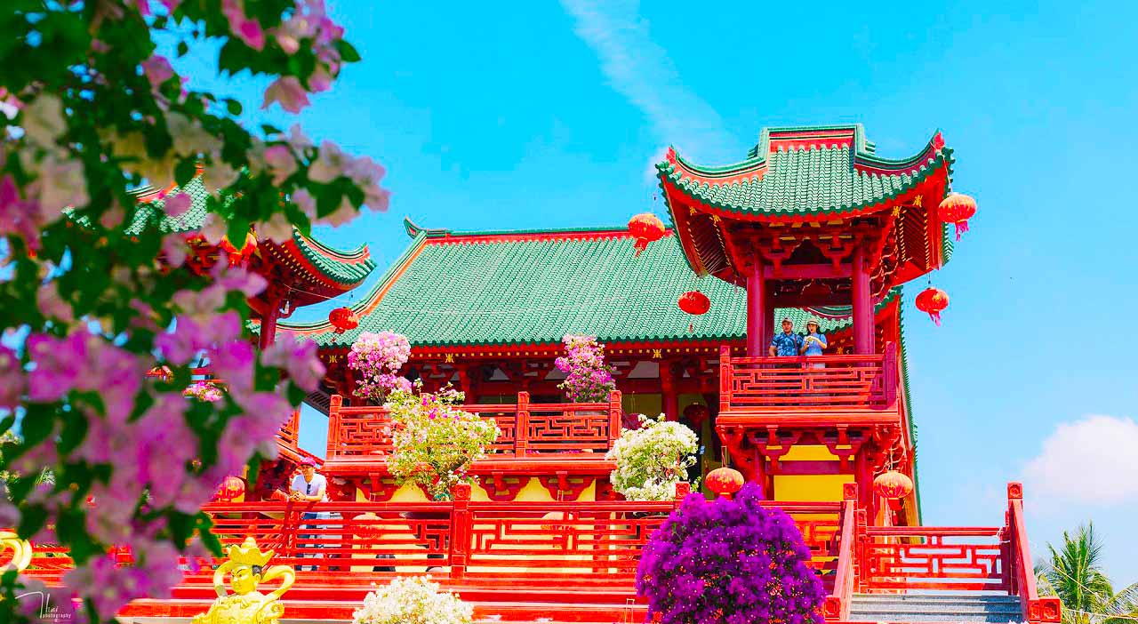 Kiến trúc độc đáo của ngôi chùa đẹp An Giang