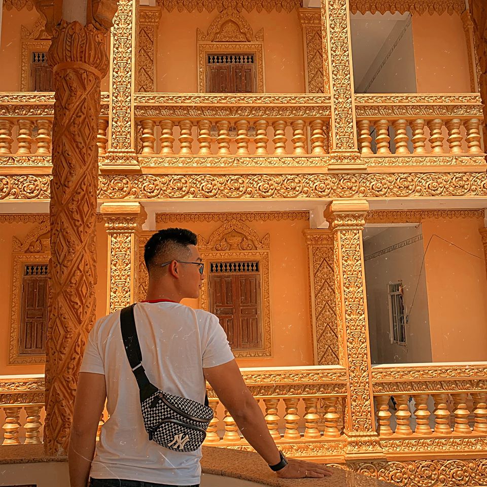 Chụp ảnh cực ảo trong chùa Khmer Cần Thơ