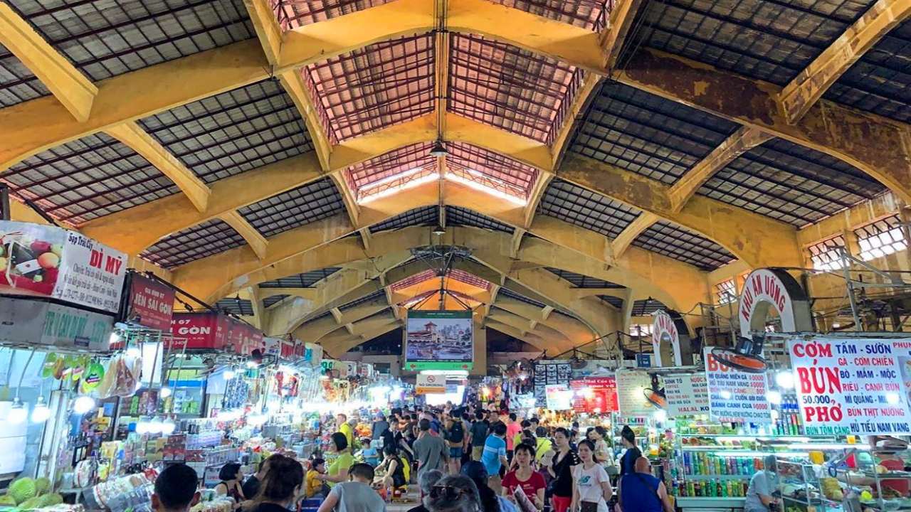 Hình chợ Bến Thành