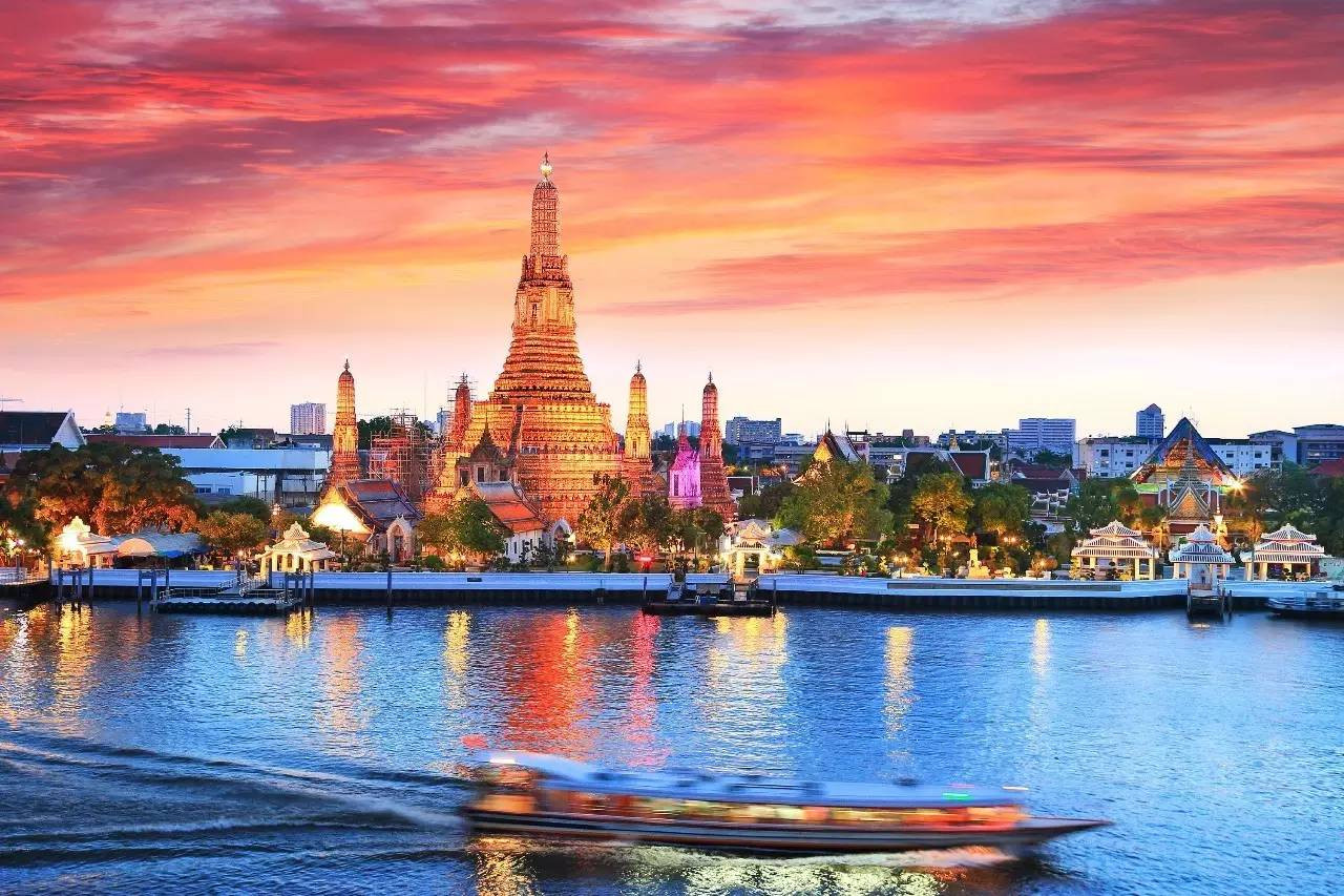 Vẻ đẹp lãng mạn tại dòng sông Chao Phraya
