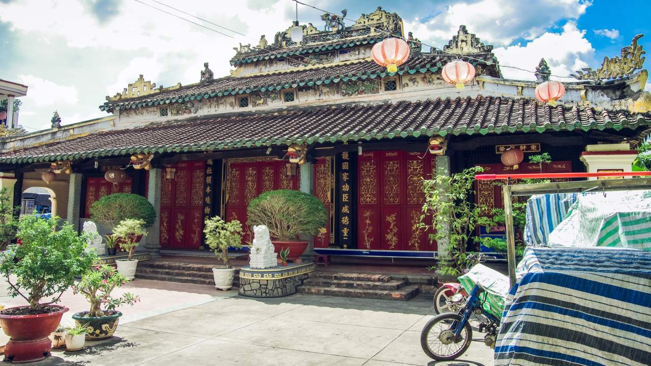 Kiến trúc cổ chùa Kiến An Cung