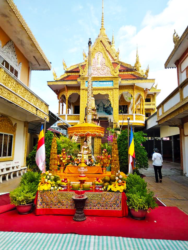 Lễ hội chúc mừng năm mới Chol Chnam Thmay tại chùa Munir Ansay